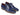 Paul Parkman Men's Captoe Hand-Painted Leather Oxfords in Navy Blue in #color_