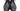 Paul Parkman Men's Croco-Embossed Leather Derby Shoes in Black