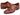 Paul Parkman Men's Leather Double Monkstraps in Camel & Light Brown in #color_