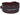 Paul Parkman Men's Hand-Painted Leather Belt in Dual Tone Navy & Bordeaux