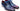 Paul Parkman Men's Hand-Painted Leather Wingtip Oxfords in Blue & Purple