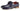 Paul Parkman Men's Hand-Painted Leather Derby Shoes in Blue & Navy in #color_