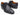 Paul Parkman Men's Croco-Embossed Leather Derby Shoes in Black