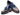 Paul Parkman Men's Leather Kiltie Tassel Loafers in Dark Brown & Navy in #color_