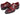 Paul Parkman Men's Hand-Welted Captoe Monkstraps in Purple & Burgundy in #color_