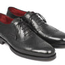Paul Parkman Men's Goodyear Welted Wingtip Oxfords in Black