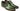 Paul Parkman Men's Hand-Painted Leather Derby Shoes in Green