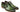 Paul Parkman Men's Hand-Painted Leather Derby Shoes in Green