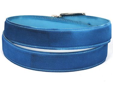 Pau Parkman Men's Suede Belt in Blue