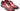Paul Parkman Men's Hand-Painted Leather Wingtip Oxfords in Burgundy
