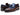 Paul Parkman Men's Leather Kiltie Tassel Loafers in Dark Brown & Navy in #color_