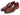 Paul Parkman Men's Hand-Painted Leather Penny Loafers in Bordeaux and Brown