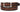 Paul Parkman Men's Hand-Painted Leather Belt in Brown and Camel