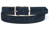Pau Parkman Men's Suede Belt in Navy