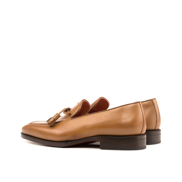 DapperFam Luciano in Cognac / Med Brown Men's Italian Leather Loafer in #color_