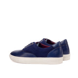 DapperFam Riccardo in Leopard / Navy Men's Sartorial & Italian Suede Top Sider
