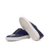 DapperFam Riccardo in Leopard / Navy Men's Sartorial & Italian Suede Top Sider