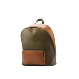 DapperFam Luxe Men's Back Pack in Cognac Painted Calf