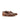 DapperFam Luciano in Med Brown / Dark Brown Men's Italian Leather & Pebble Grain Leather Loafer in Med Brown / Dark Brown