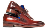 Paul Parkman Men's Tassel Loafer in Garnet Brown