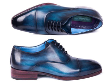 Paul Parkman Men's Captoe Oxfords in Blue & Turquoise