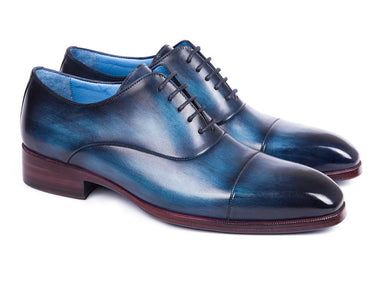 Paul Parkman Men's Captoe Oxfords in Blue & Turquoise