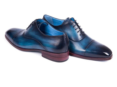 Paul Parkman Men's Captoe Oxfords in Blue & Turquoise