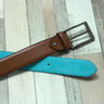 DapperFam Luxe Men's Hamptons in Cognac Box Calf