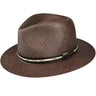 Bailey Stansfield Brisa Weave Genuine Panama Fedora in Oak #color_ Oak
