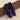 DapperFam Enzo in Purple / Black Men's Velvet & Grossgrain Slipper in #color_