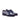 DapperFam Giuliano in Denim Men's Hand-Painted Patina Whole Cut in Denim