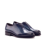 DapperFam Giuliano in Denim Men's Hand-Painted Patina Whole Cut