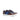 DapperFam Rivale in Fire / Denim Men's Hand-Painted Italian Leather Trainer in Fire / Denim