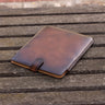 DapperFam Luxe Men's iPad Case in Cognac Painted Calf