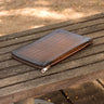DapperFam Luxe Men's Documents Holder in Brown Patina in #color_