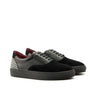 DapperFam Riccardo in Houndstooth / Black Men's Sartorial & Lux Suede Top Sider in Houndstooth / Black