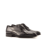 DapperFam Vero in Grey Men's Hand-Painted Patina Derby in Grey