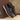DapperFam Zephyr in Dark Brown Men's Italian Leather & Italian Pebble Grain Leather Longwing Blucher