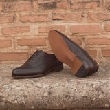 DapperFam Giuliano in Dark Brown Men's Italian Full Grain Leather Whole Cut