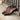 DapperFam Giuliano in Cognac / Denim Men's Hand-Painted Patina Whole Cut