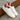 DapperFam Rivale in White / Burgundy Men's Italian Leather Trainer