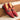DapperFam Luciano in Red / Black Men's Italian Pebble Grain Leather & Italian Leather Loafer in #color_