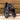 DapperFam Rialto in Denim Men's Hand-Painted Patina Monk Slipper