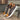 DapperFam Rivale in Grey / Cognac Men's Hand-Painted Italian Leather Trainer