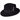 Bailey Gangster Wool Felt Fedora in Black #color_ Black