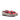 DapperFam Marcello in Black / Grey/ Red Men's Linen Belgian Slipper in Black / Grey/ Red