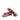 DapperFam Marcello in Black / Grey/ Red Men's Linen Belgian Slipper