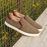 DapperFam Versado in Tweed Men's Sartorial Slip On
