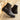 DapperFam Ryker in Black Men's Italian Leather & Italian Patent Leather Moc Boot in
