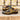 DapperFam Lorenzo in Khaki / Green Men's Hand-Painted Patina Derby Split Toe